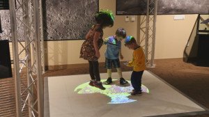 Kids on the moon at the McAuliffe-Shepard Discovery Center (2)