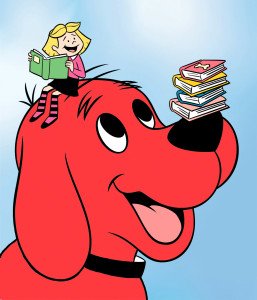 Clifford with books