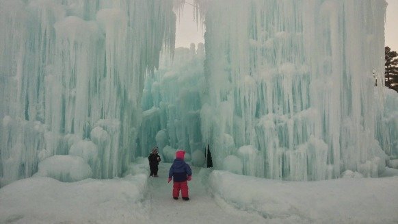 Ice Castles in Lincoln, NH
