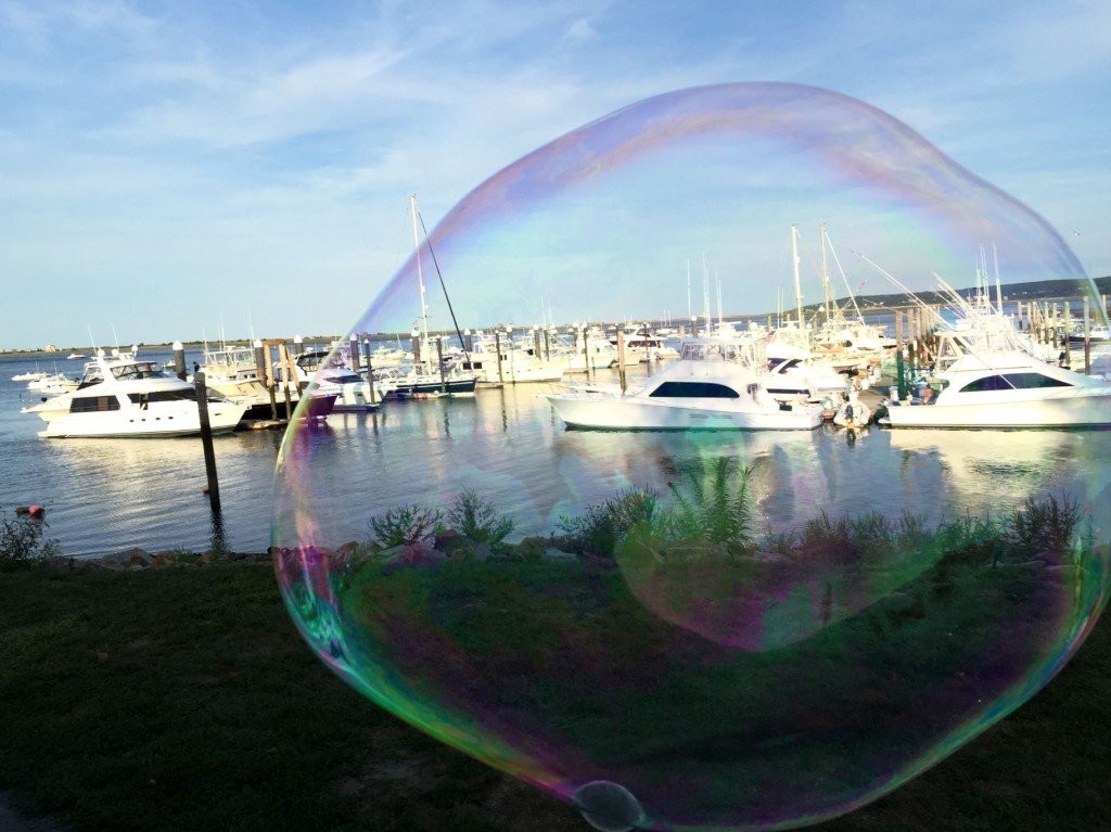 Far Out Bubbles By the Lake