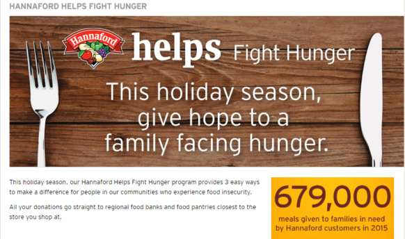 Hannaford: Fight For Hunger Campaign/Last week of $10 off your next shopping!