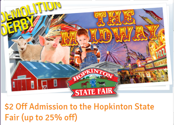 Hopkinton State Fair Discount