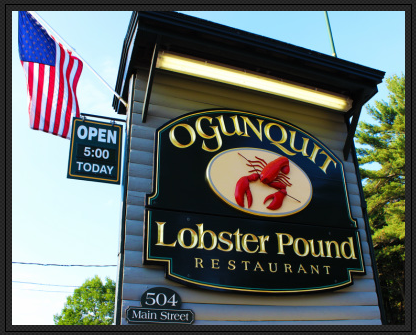 Ogunquit Lobster Pound Sign