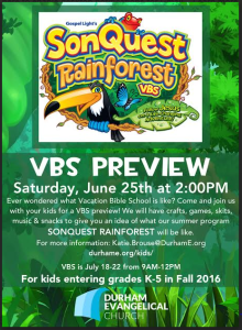 Rainforest VBS